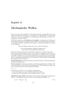 Mechanische Wellen - Fakult at f ur Physik