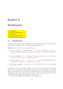 Kapitel 2 Funktionen