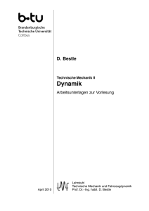 Dynamik - WWW-Docs for B-TU