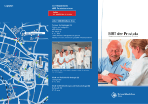 MRT der Prostata - Universitätsklinikum Jena