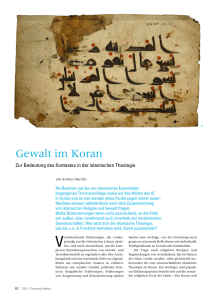 Gewalt im Koran - Forschung Frankfurt