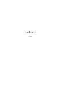 Kochbuch, Bistr-o-mathik
