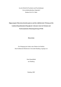 Hippocampale Mineralocorticoidrezeptoren und ihre inhibitorische