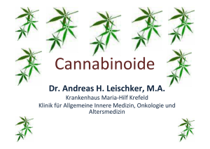 Leischker Andreas H.: Cannabinoides