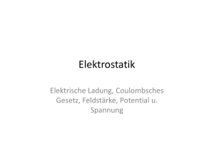Elektrostatik