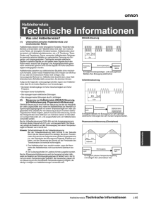 Techn. Infos - uwe electronic