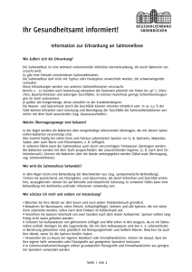 Salmonellen - Regionalverband Saarbrücken
