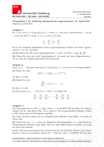 3. Übungsblatt - Fachbereich Mathematik