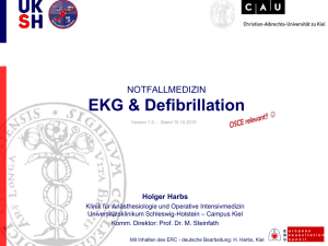 EKG und Defibrillation