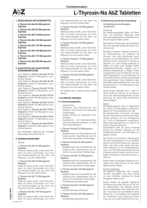 L-Thyroxin-Na AbZ Tabletten - AbZ