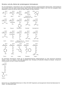 Aminosäuren (Amino acids)