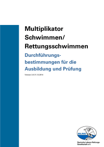 Multiplikator Schwimmen/ Rettungsschwimmen