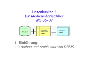 DB3-DBMS-Architektur