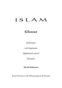 Islam-Glossar