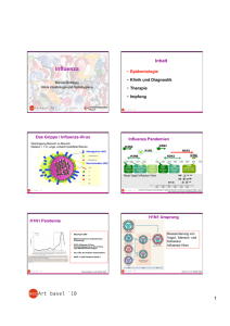 Influenza Prof. M. Battegay
