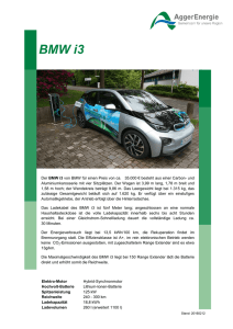 BMW i3 - AggerEnergie