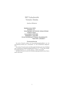 SKT-Laborversuch Dioden - Andreas Hofmeiers Home Page