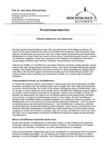 patienteninformation - Hochtaunus