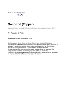 Gonorrhö (Tripper)