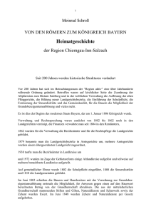 Heimatgeschichte der Region Chiemgau-Inn-Salzach