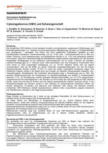 Expertenbrief Nr.47 Cytomegalievirus und Schwangerschaft