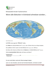 Wenn alle Gletscher in Grönland schmelzen würden…