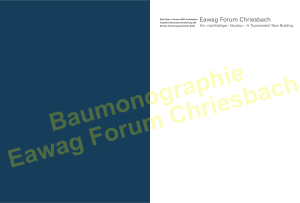 Baumonographie Eawag Forum Chriesbach