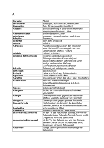 Fremdwörterbuch von A bis Z