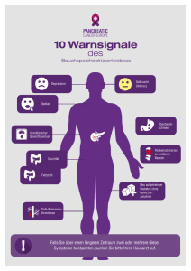10 Warnsignale - Pancreatic Cancer Europe