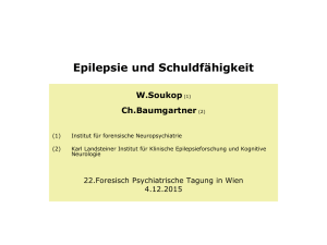 Epilepsie und Schuldfähigkeit