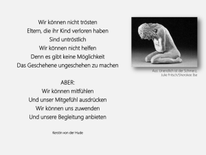 Perinatale Palliativversorgung