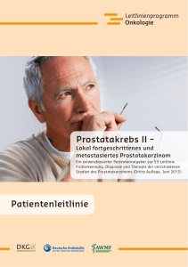 Patientenleitlinie Prostatakrebs II