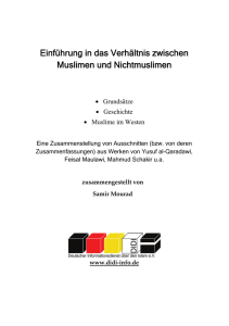 Einführung in das Verhältnis zwischen Muslimen und Nichtmuslimen