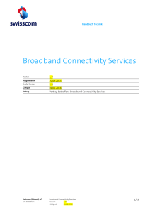 Broadband Connectivity Services