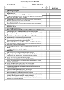 Checkliste Eigenkontrolle Rind 2016 Datum / Unterschrift - IQ