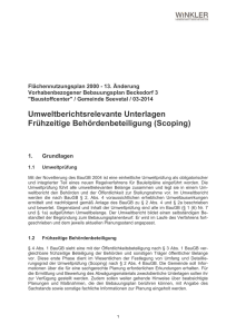 Umweltbericht zum Bebauungsplan Beckedorf 3