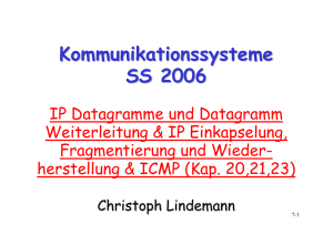 Kommunikationssysteme SS 2006