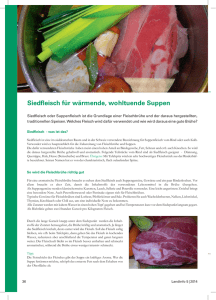 Ernährungsinformation Siedfleisch / Rezept Gaisburger Marsch und