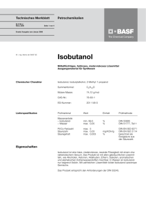 Isobutanol - Alkohole und Lösemittel BASF