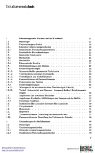 Inhaltsverzeichnis