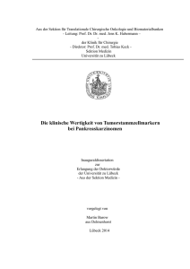 Dissertation Martin Barow - Zentrale Hochschulbibliothek Lübeck