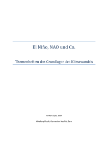 Arbeitsblatt D El Nino NAO und Co.