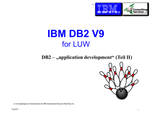 DB2 LUW - eine Übersicht für Einsteiger ()
