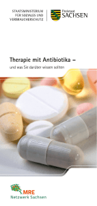 Therapie mit Antibiotika - Publikationen