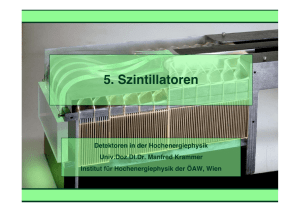 Szintillatoren - User web pages on web