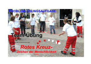 Bauanleitung: Team-Übungsmaterial Rotes Kreuz - JRK-BW