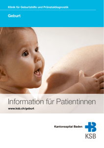 Geburt - Kantonsspital Baden