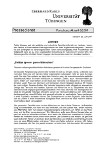 Pressedienst Forschung Aktuell 6/2007