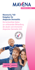Mavena B 12 ® AD Ratgeber für Atopische Dermatitis