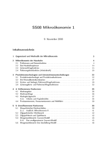 SS08 Mikroökonomie 1